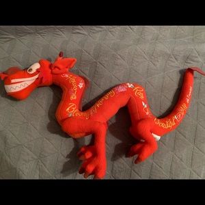 NWOT Disney Wisdom Mushu Plush